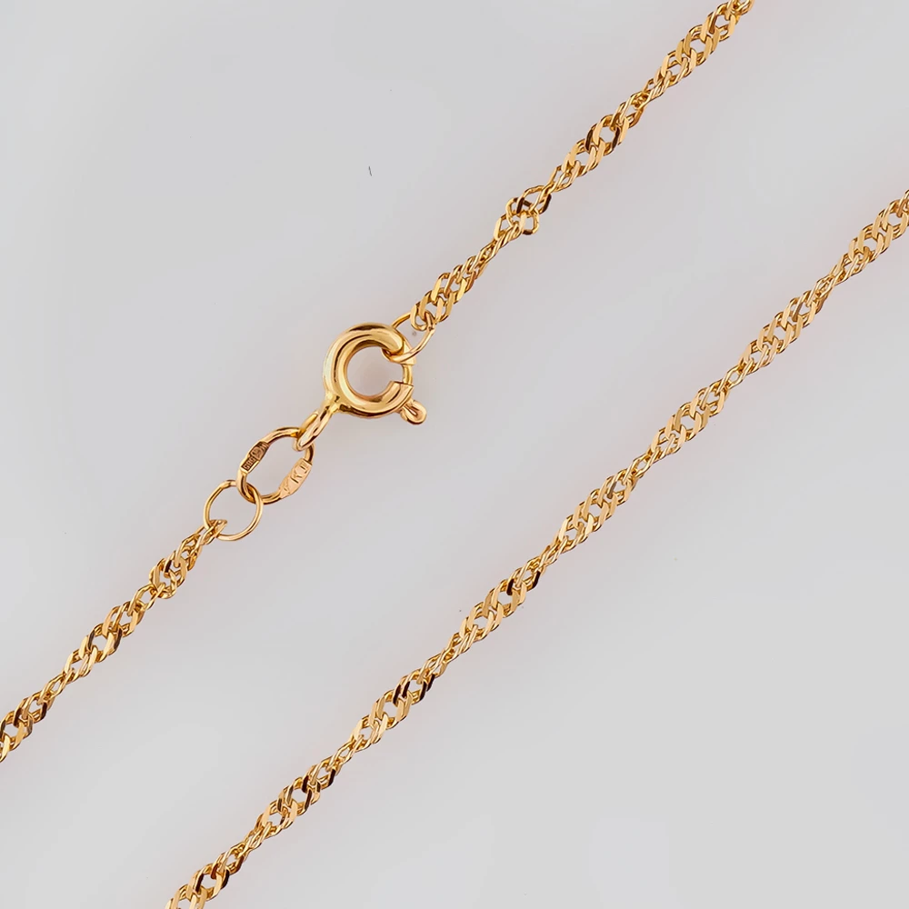 Цепь из красного золота 585 пробы