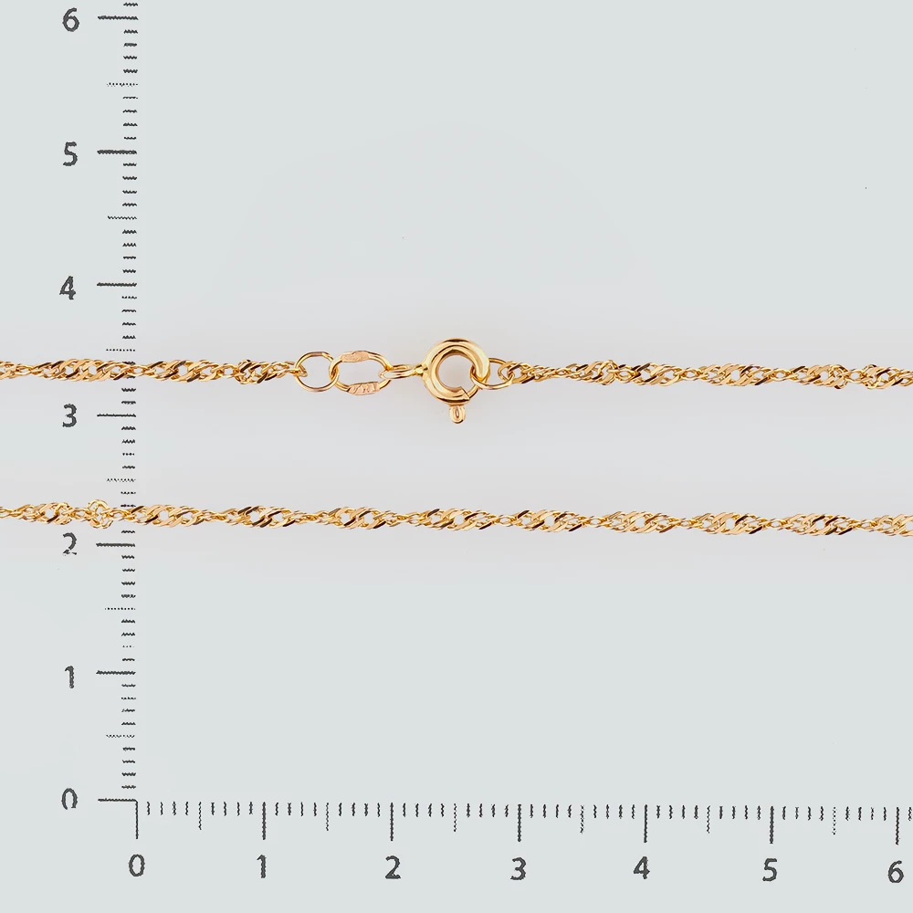 Цепь из красного золота 585 пробы