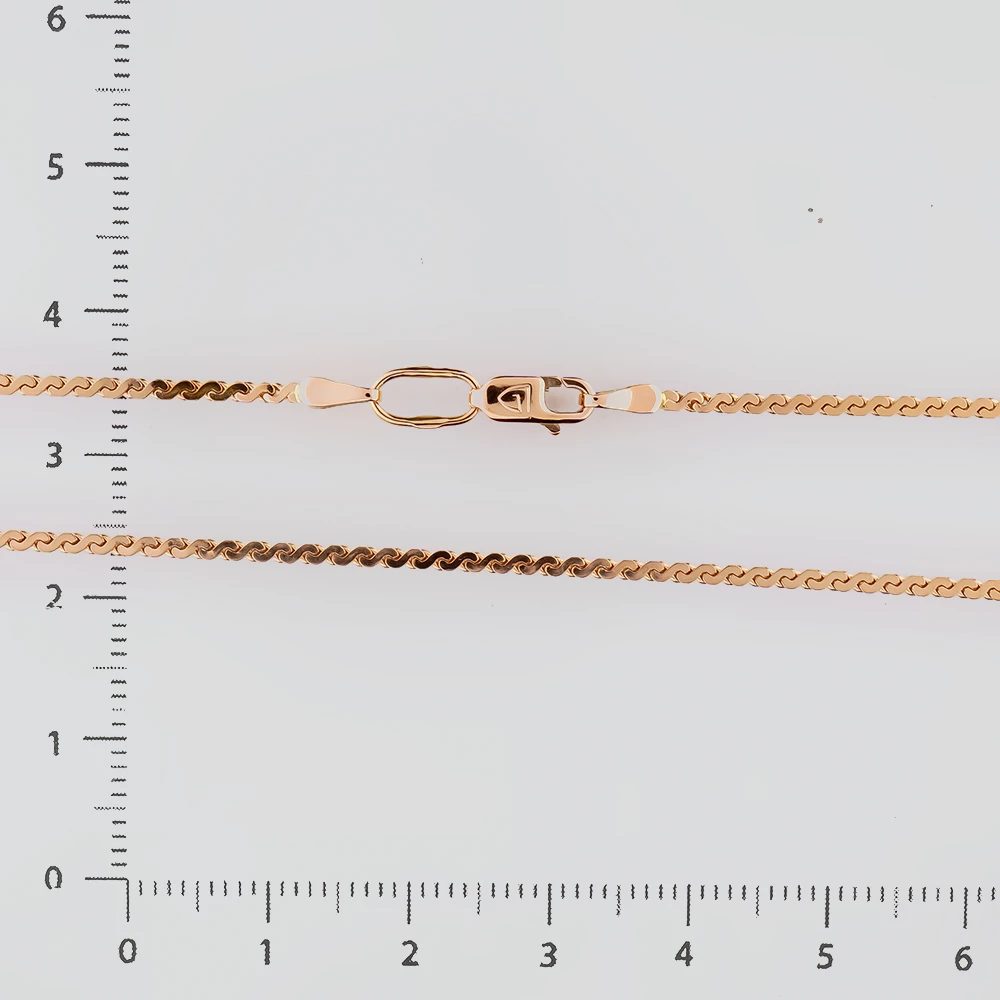 Цепь из красного золота 585 пробы