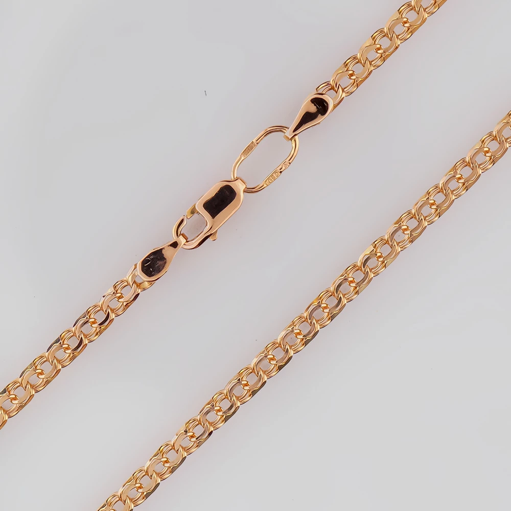 Цепь из красного золота 585 пробы