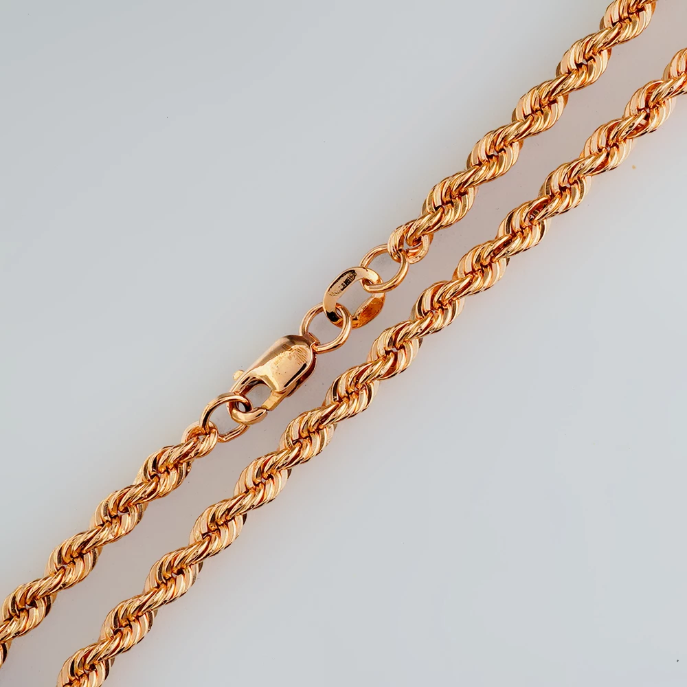 Цепь из красного золота 585 пробы