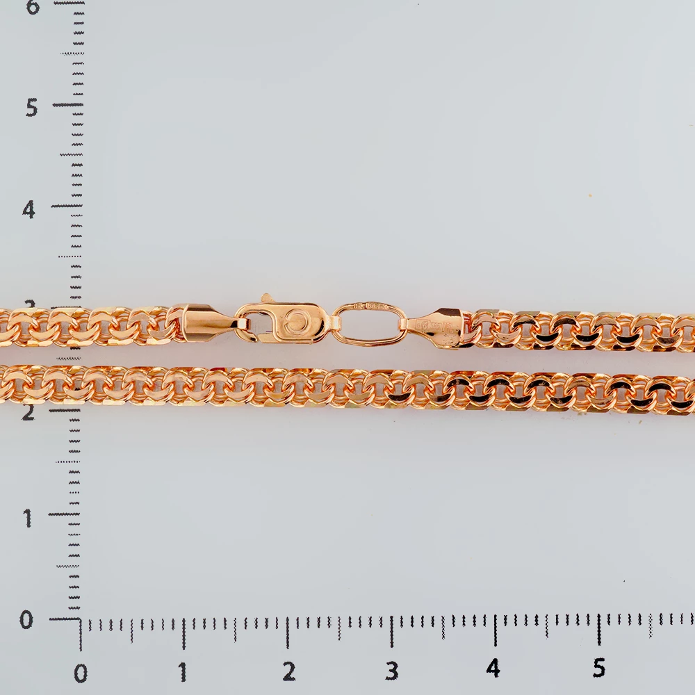 Цепь из красного золота 585 пробы