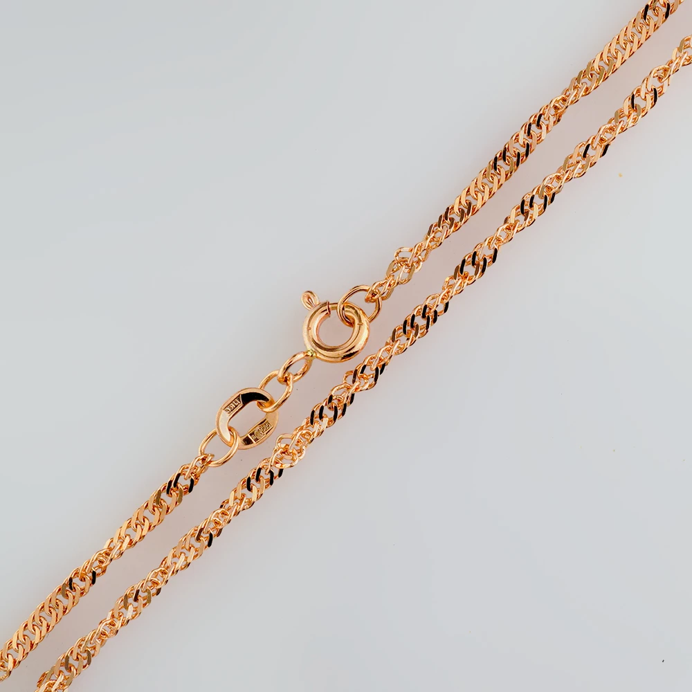 Цепь из красного золота 585 пробы