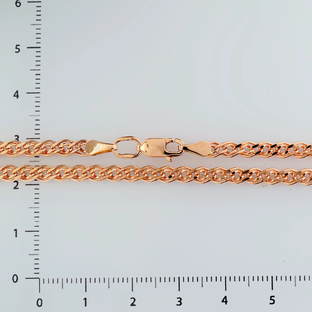 Цепь из красного золота 585 пробы
