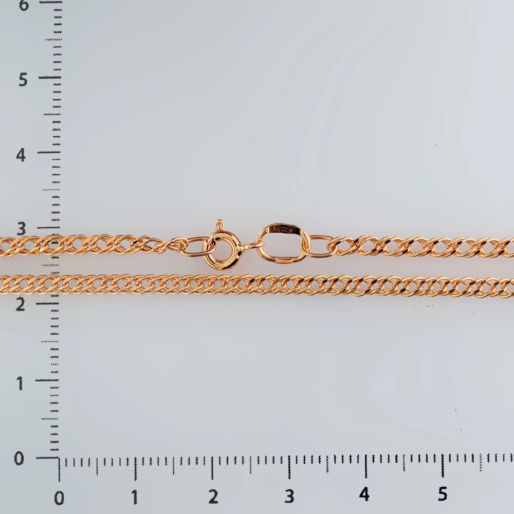 Цепь из красного золота 585 пробы