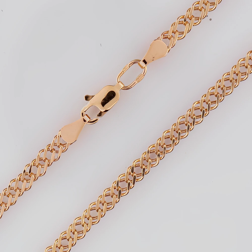 Цепь из красного золота 585 пробы