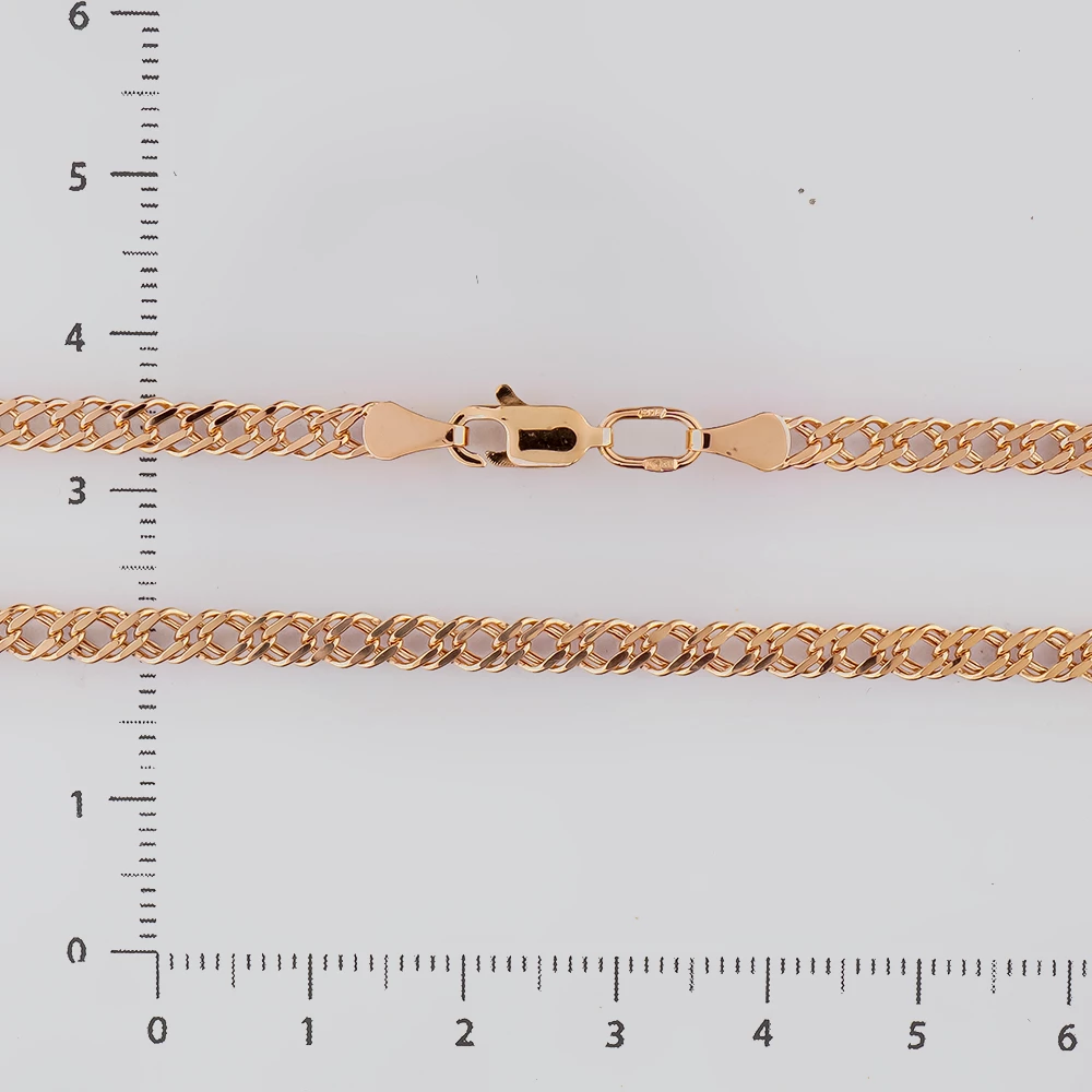 Цепь из красного золота 585 пробы