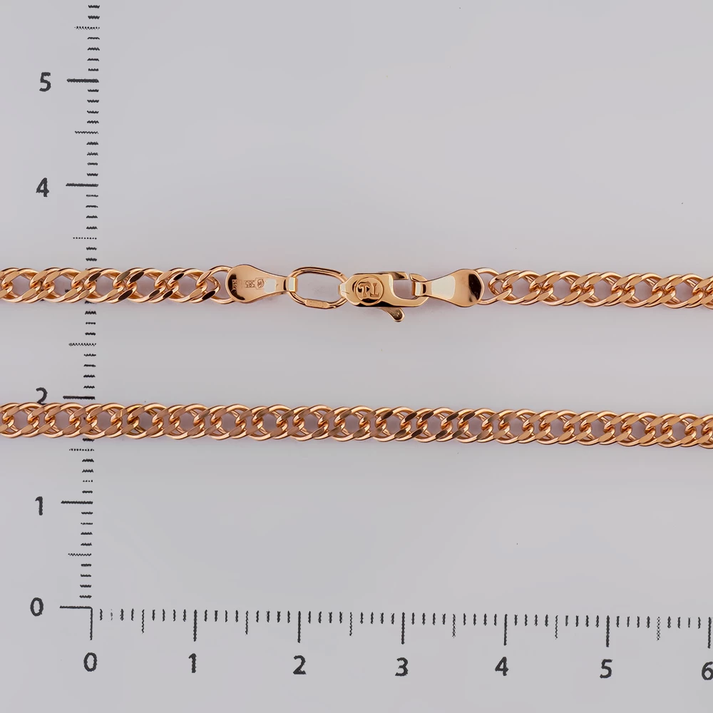 Цепь из красного золота 585 пробы