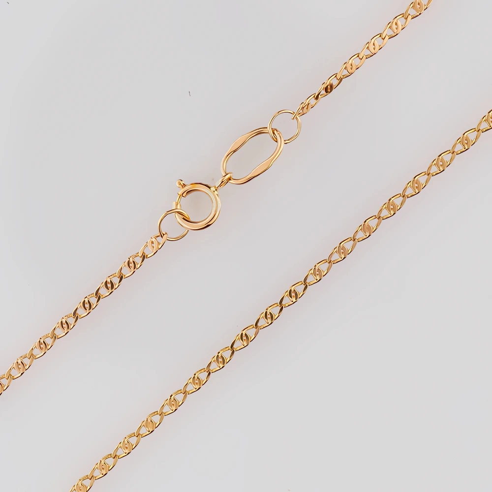 Цепь из красного золота 585 пробы