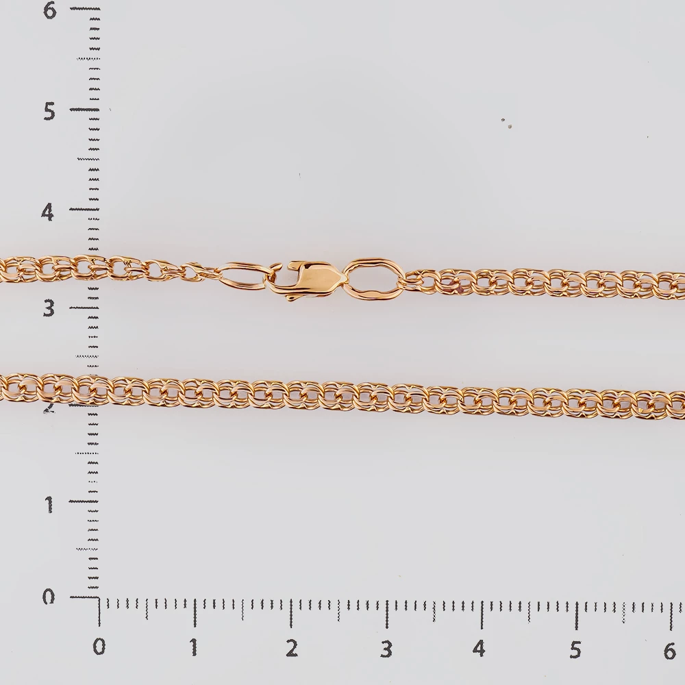 Цепь из красного золота 585 пробы