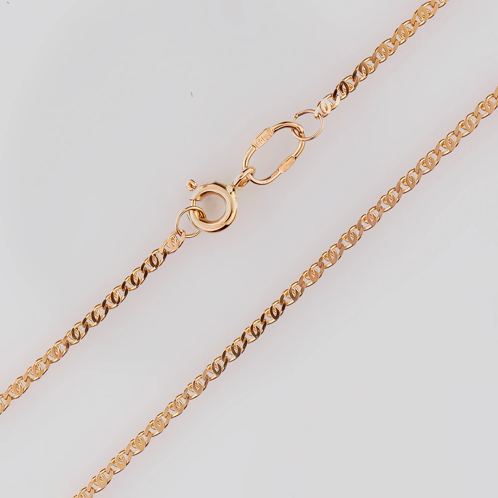 Цепь из красного золота 585 пробы