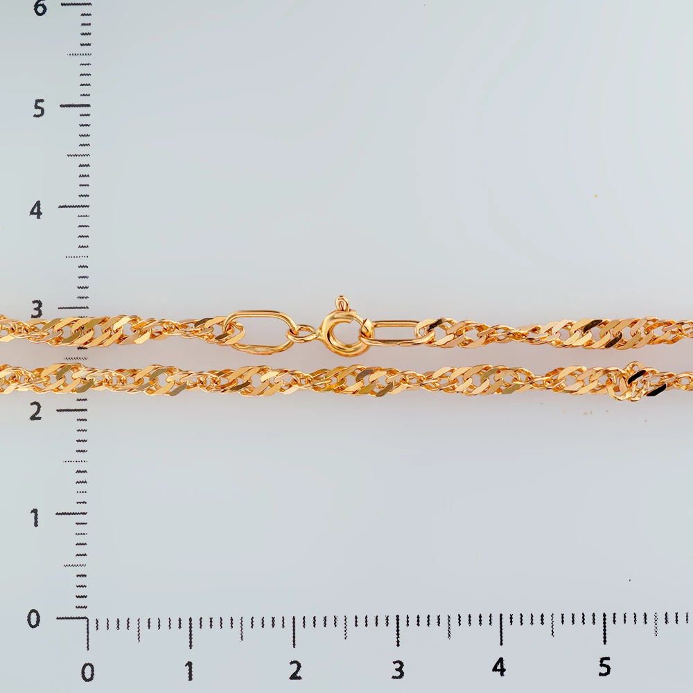 Цепь из красного золота 585 пробы