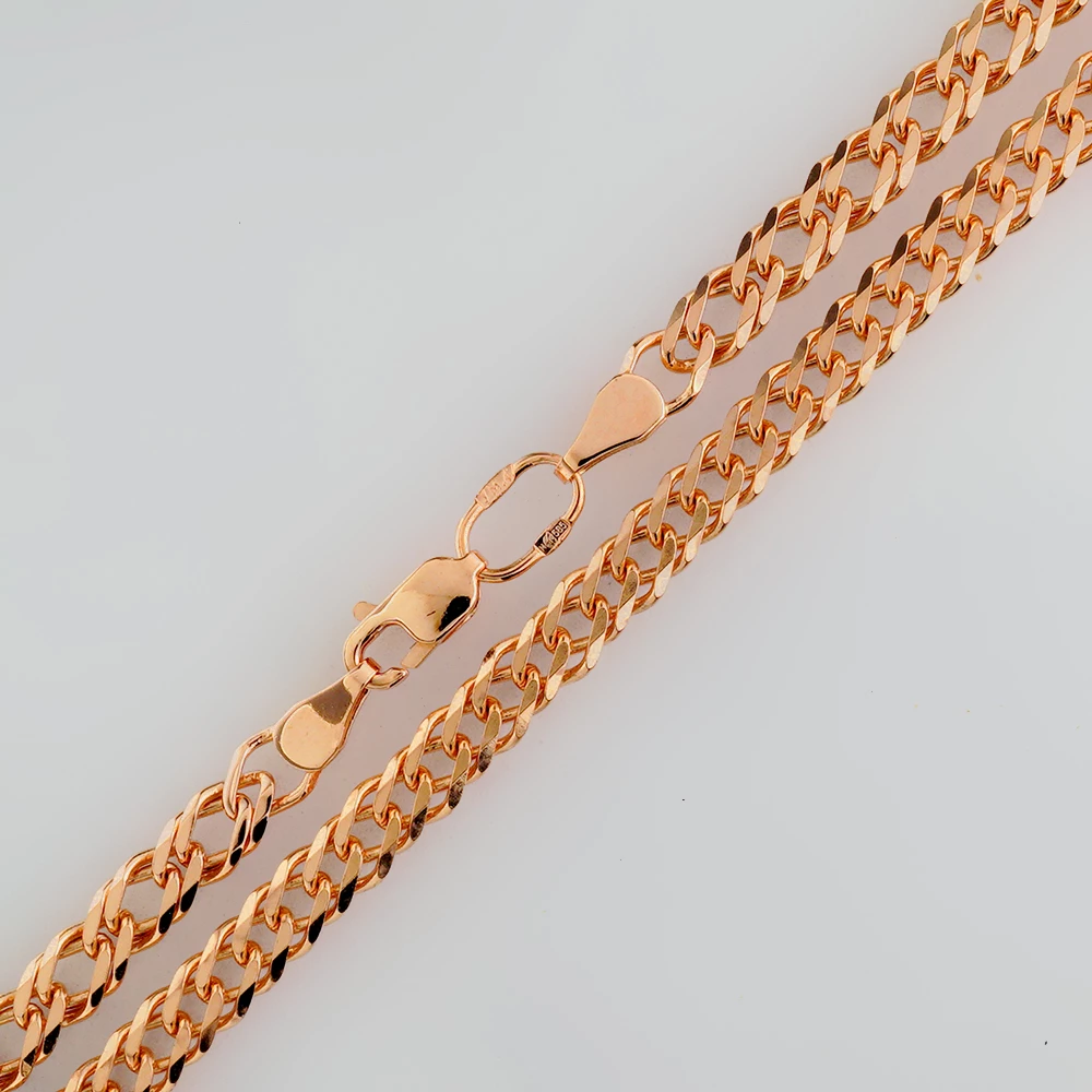 Цепь из красного золота 585 пробы