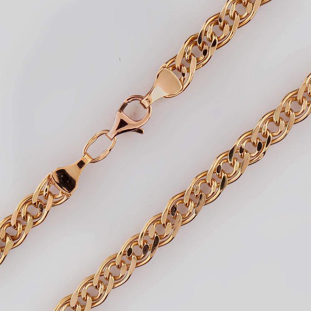 Цепь из красного золота 375 пробы