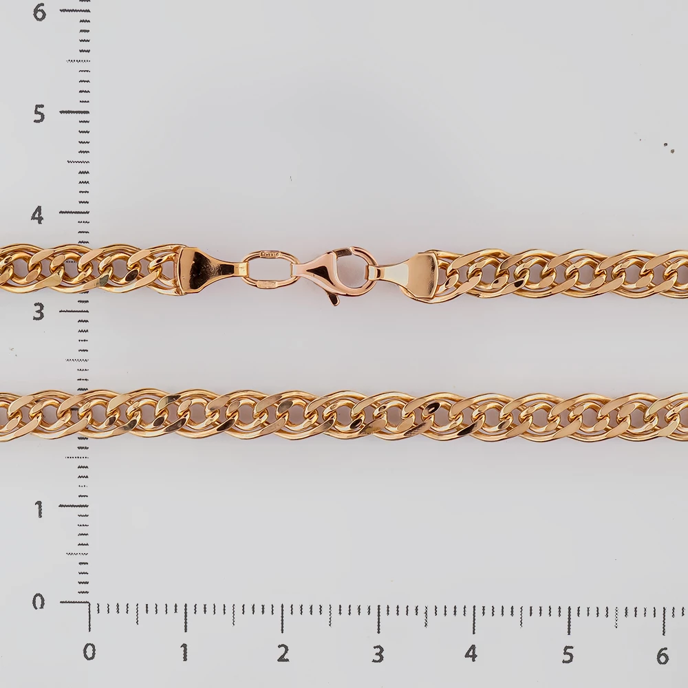 Цепь из красного золота 375 пробы