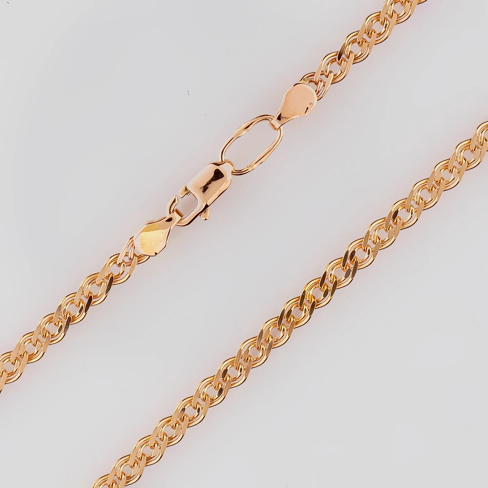 Цепь из красного золота 585 пробы