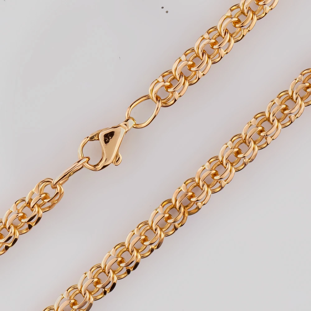 Цепь из красного золота 585 пробы