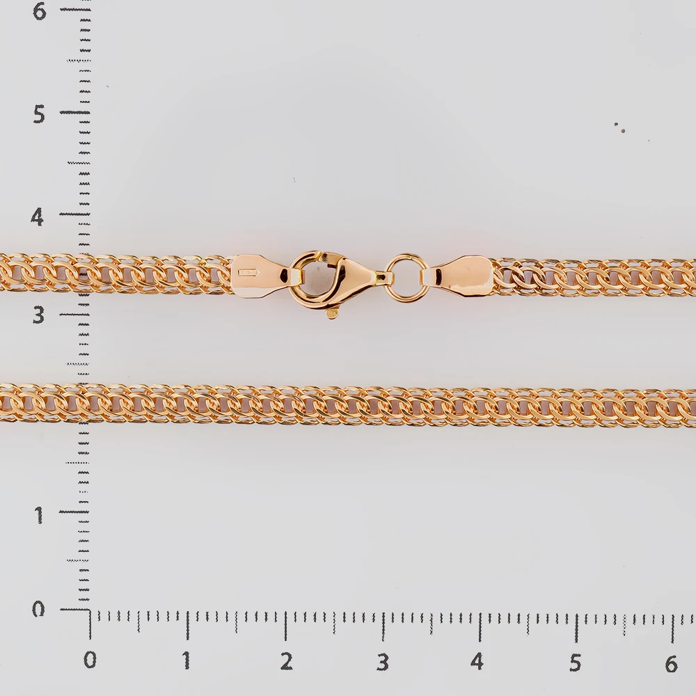 Цепь из красного золота 585 пробы