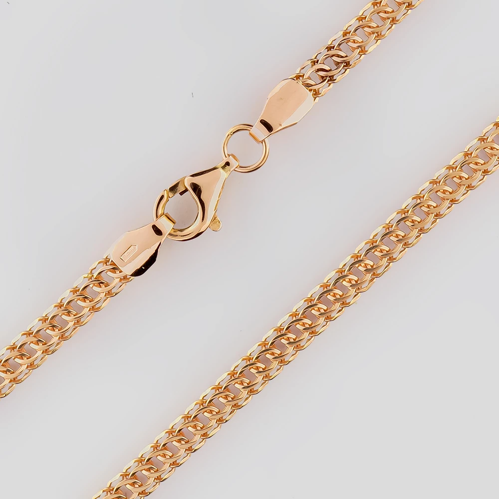 Цепь из красного золота 585 пробы