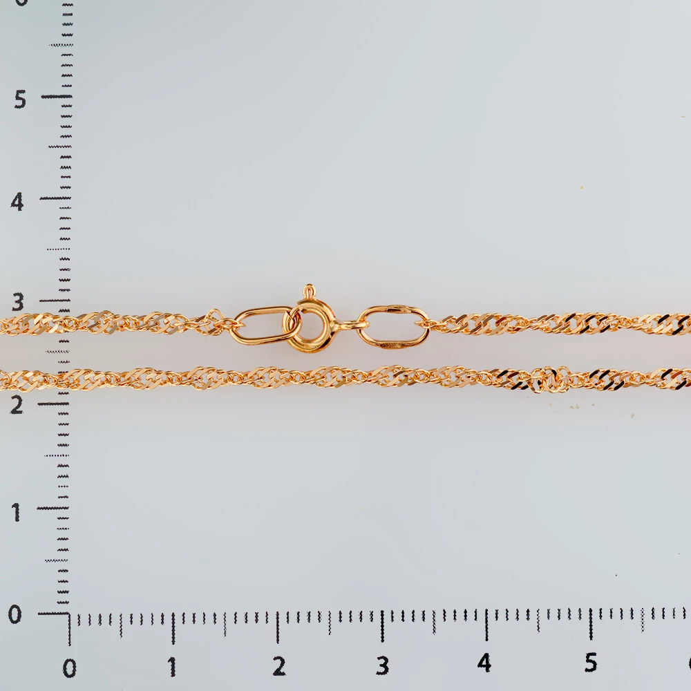 Цепь из красного золота 585 пробы