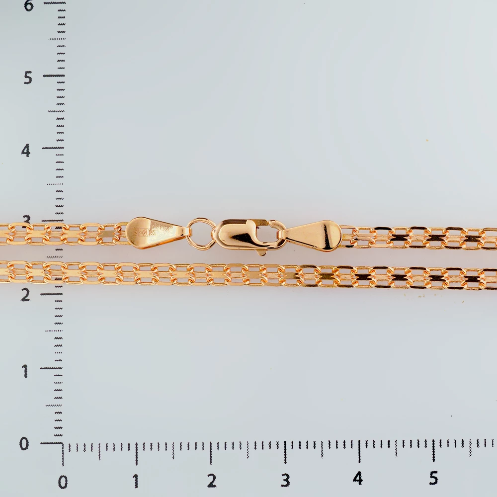Цепь из красного золота 585 пробы