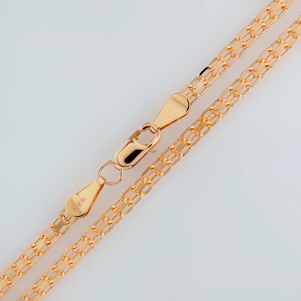 Цепь из красного золота 585 пробы