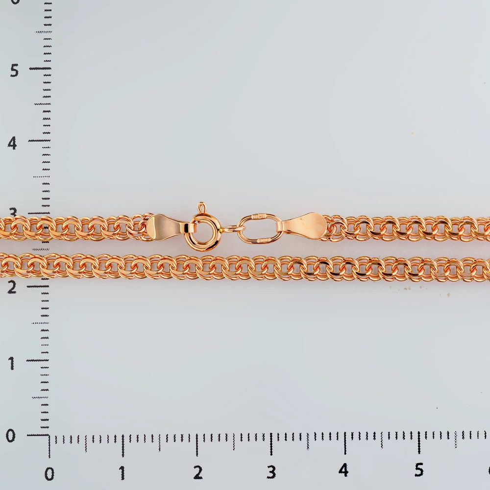 Цепь из красного золота 585 пробы