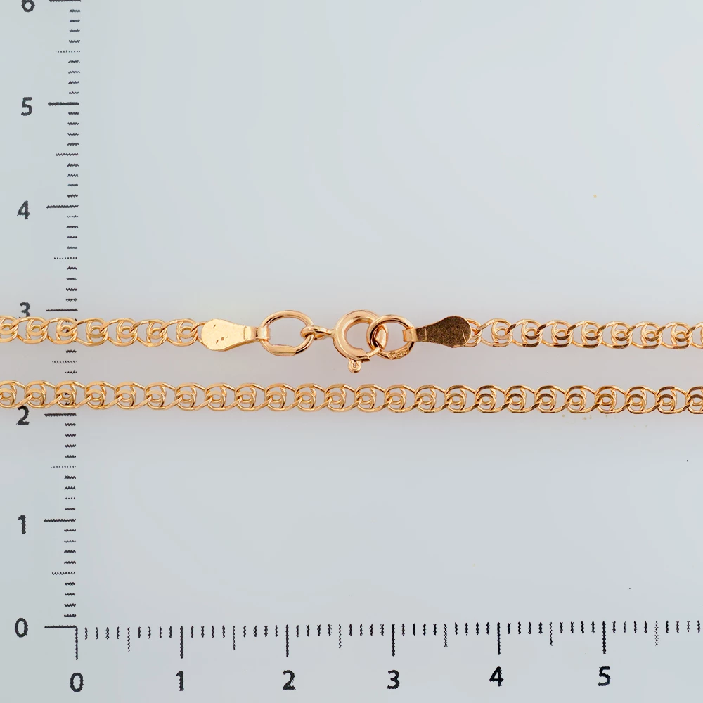 Цепь из красного золота 585 пробы
