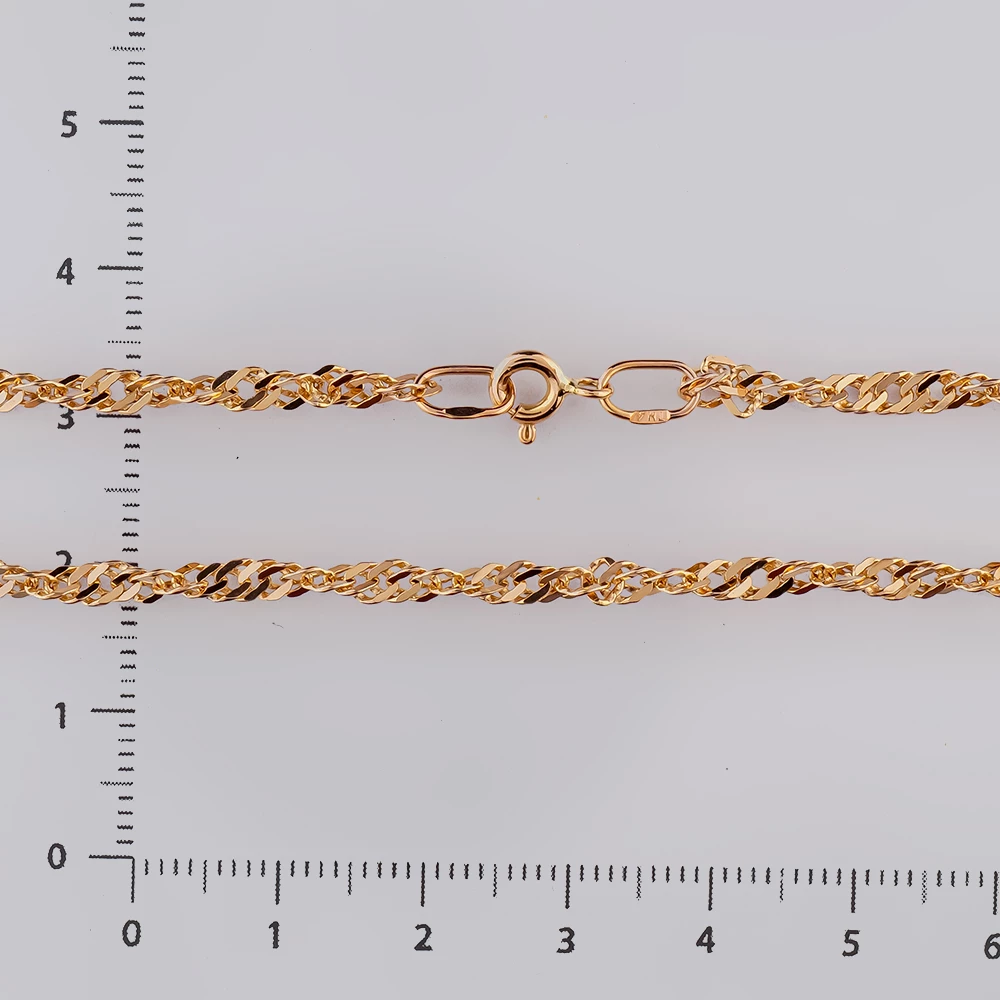 Цепь из красного золота 585 пробы