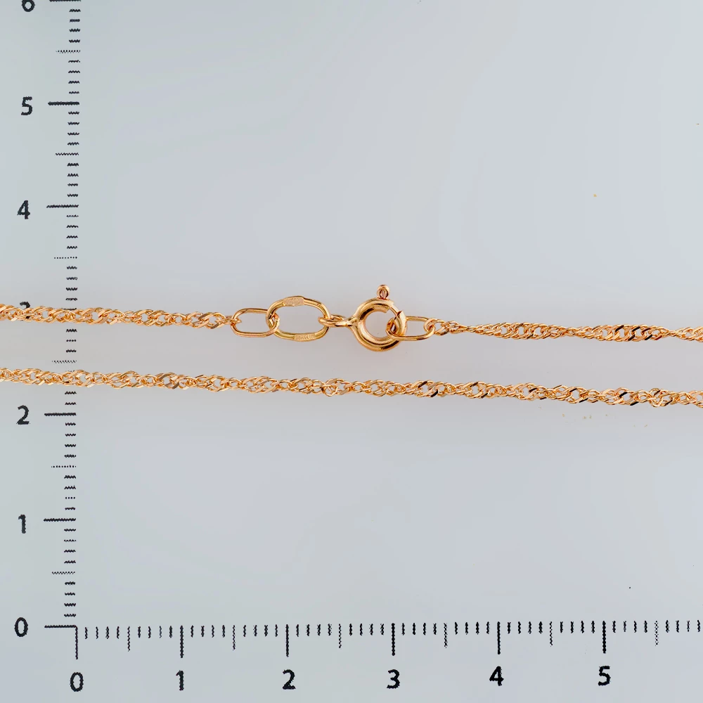 Цепь из красного золота 585 пробы