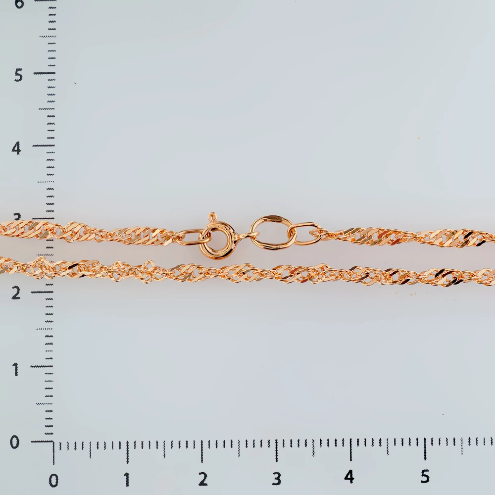 Цепь из красного золота 585 пробы