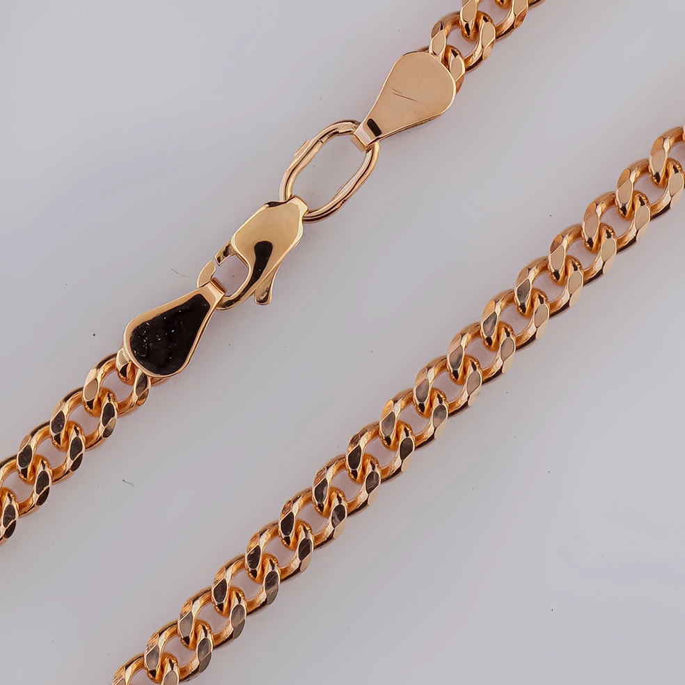 Цепь из красного золота 585 пробы