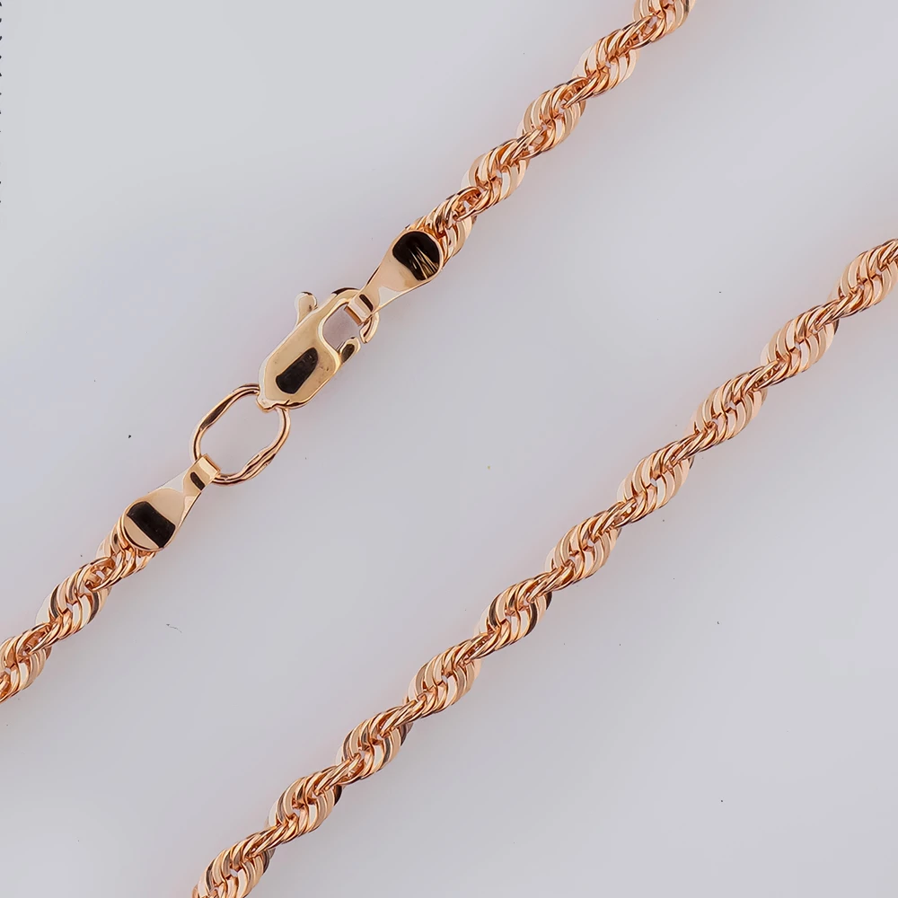 Цепь из красного золота 585 пробы