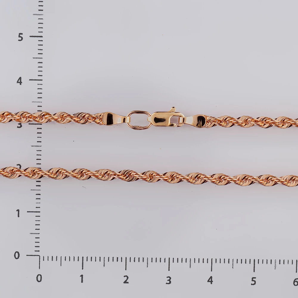 Цепь из красного золота 585 пробы