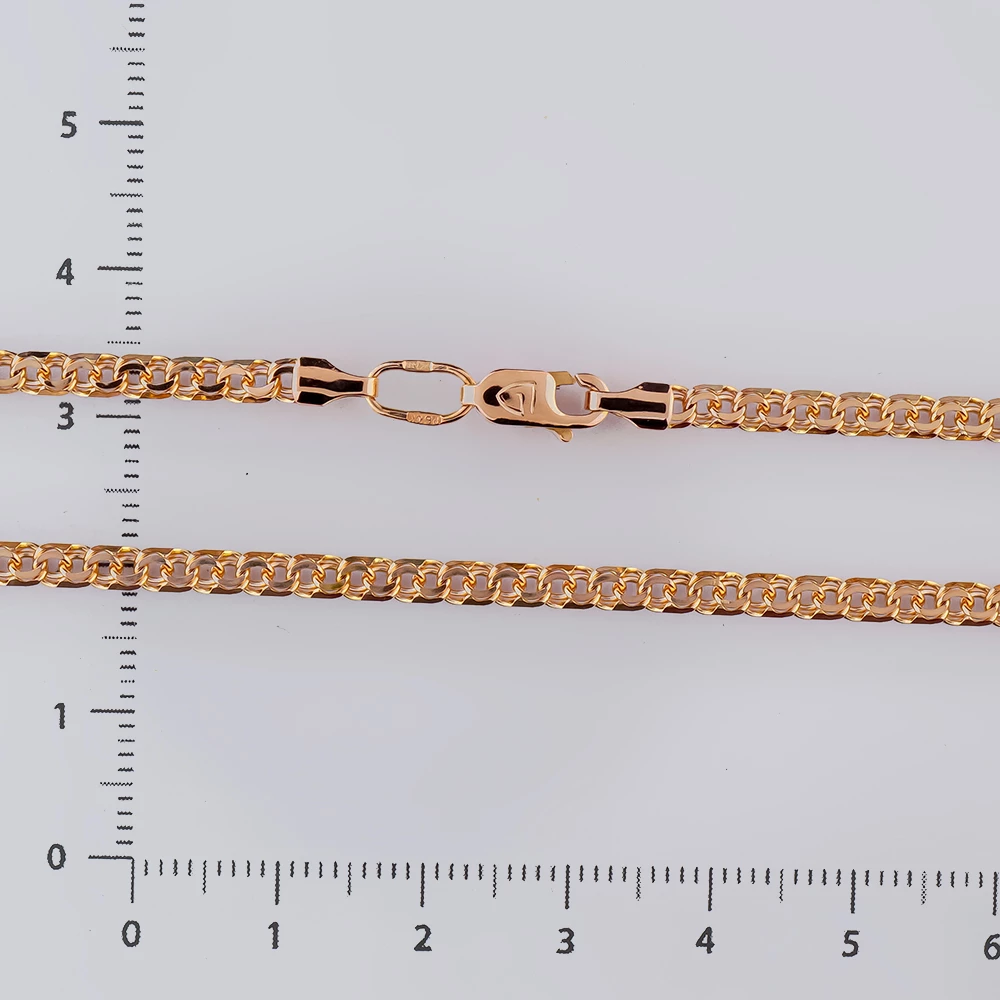 Цепь из красного золота 585 пробы