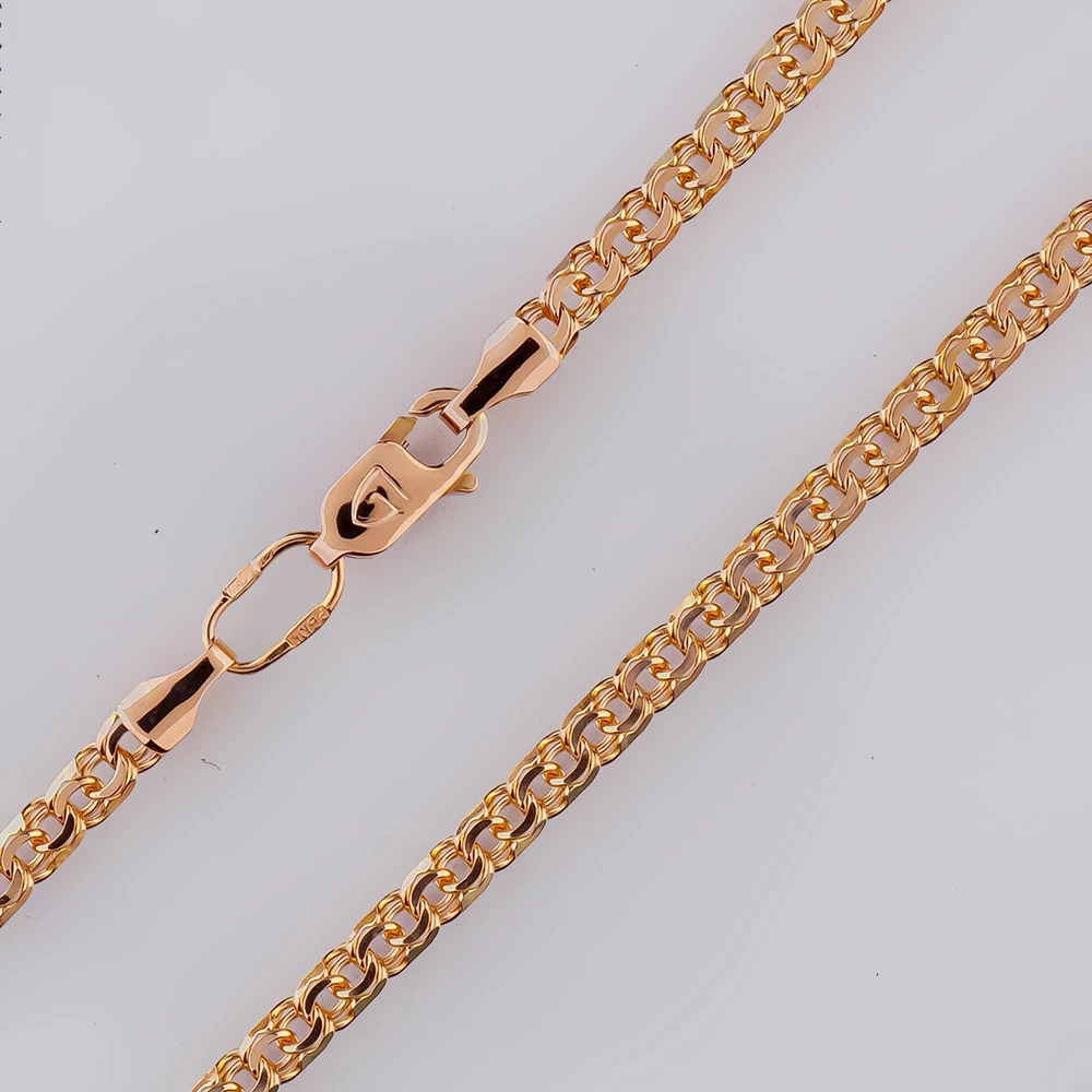 Цепь из красного золота 585 пробы