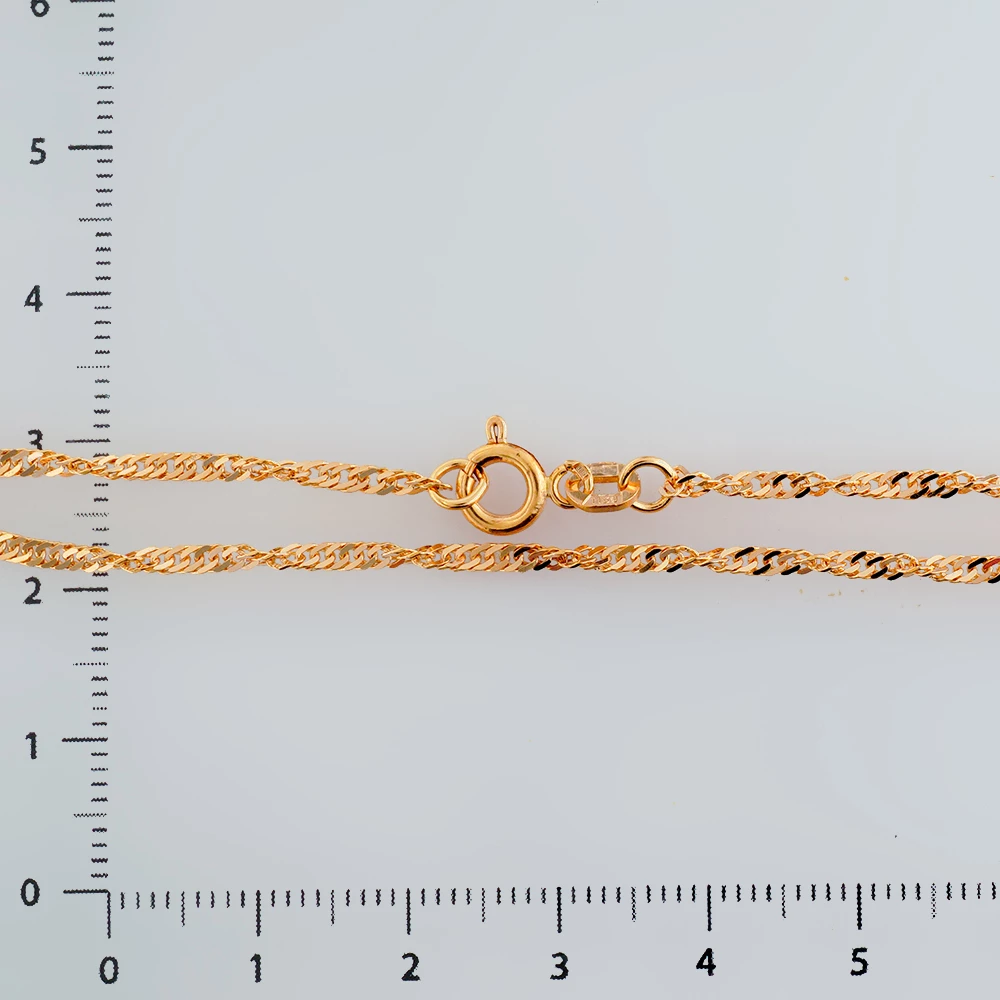 Цепь из красного золота 585 пробы