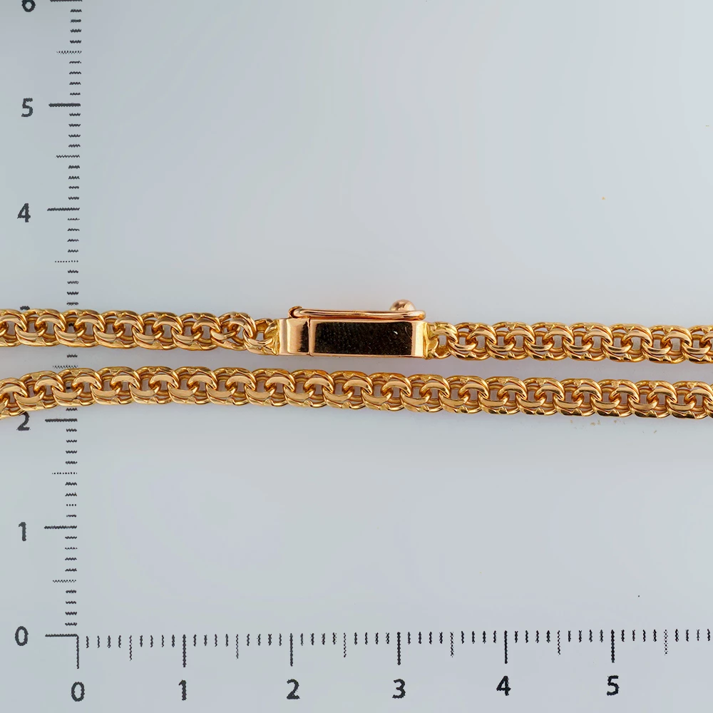 Цепь из красного золота 585 пробы