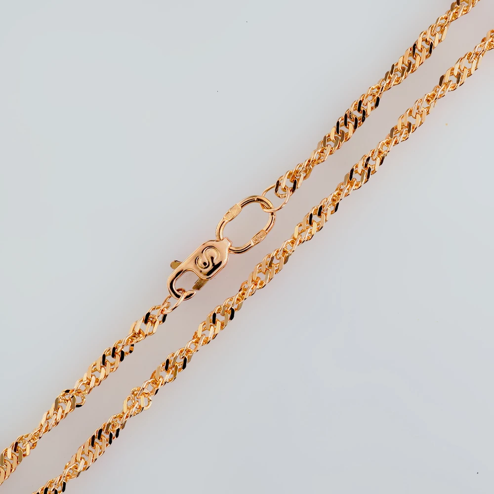 Цепь из красного золота 585 пробы