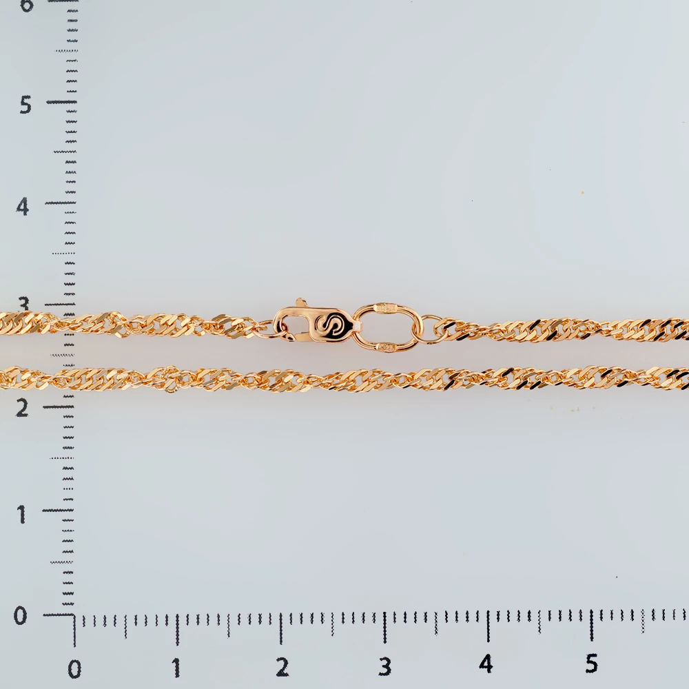 Цепь из красного золота 585 пробы