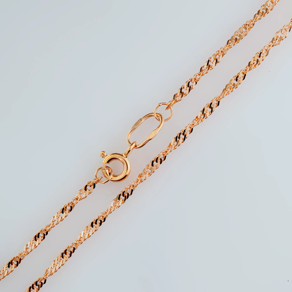 Цепь из красного золота 585 пробы