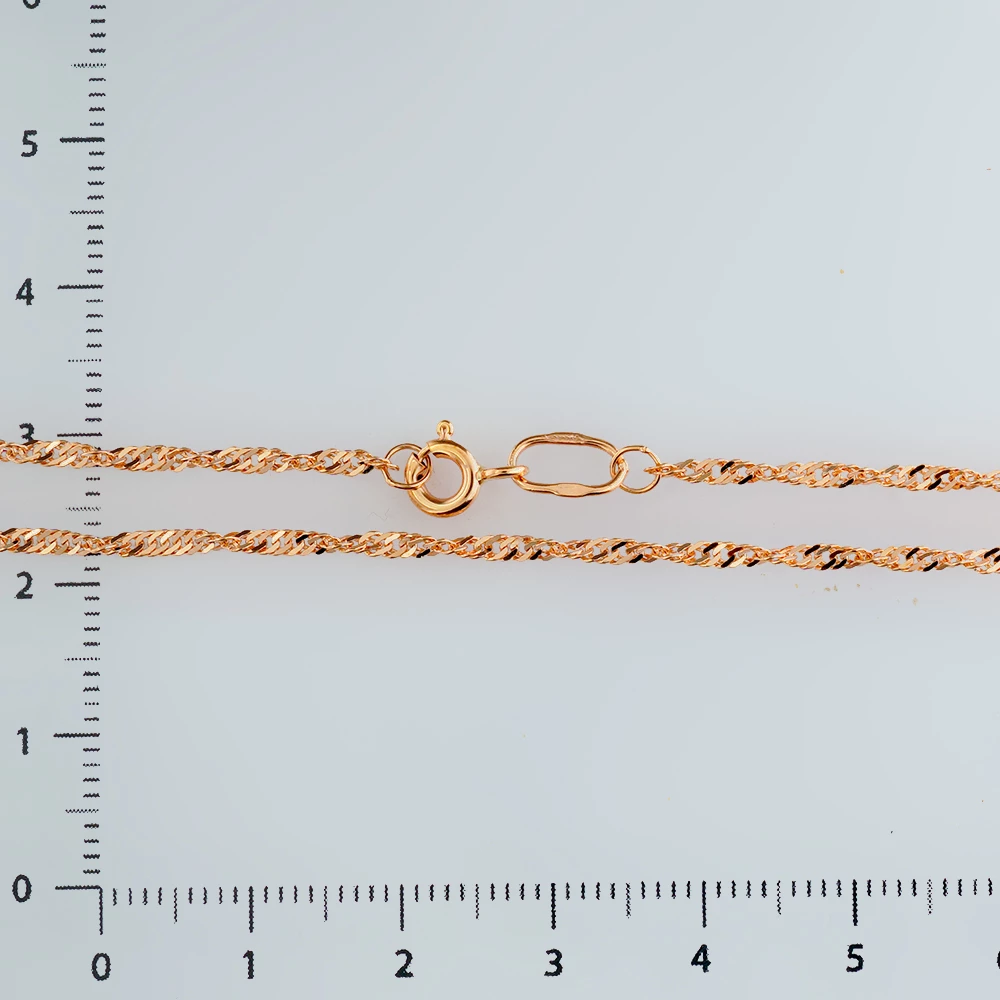 Цепь из красного золота 585 пробы