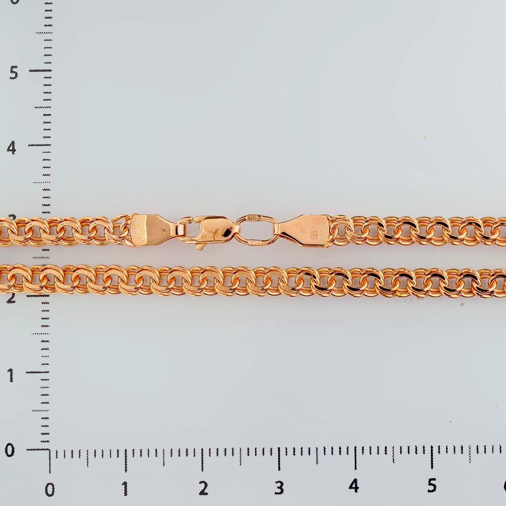 Цепь из красного золота 585 пробы
