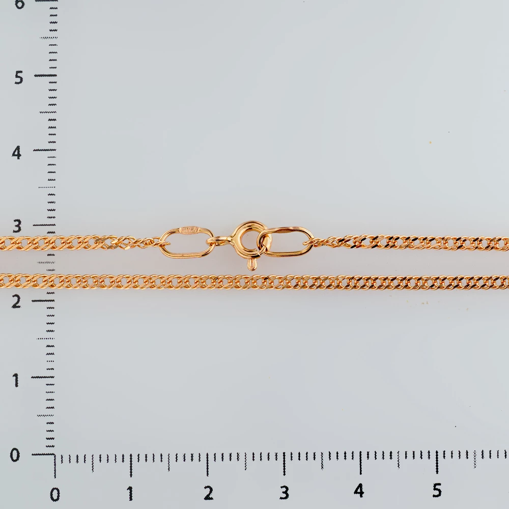 Цепь из красного золота 585 пробы