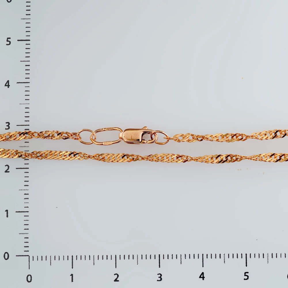 Цепь из красного золота 585 пробы