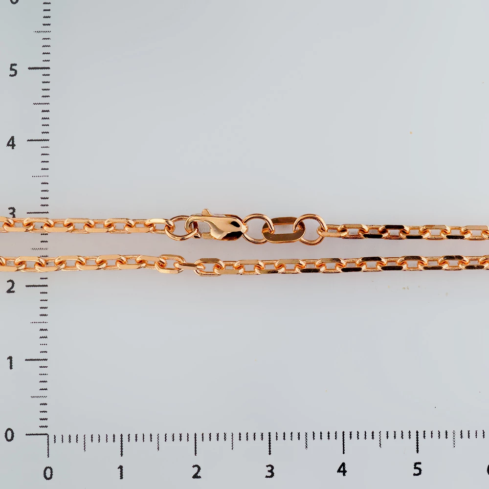 Цепь из красного золота 585 пробы
