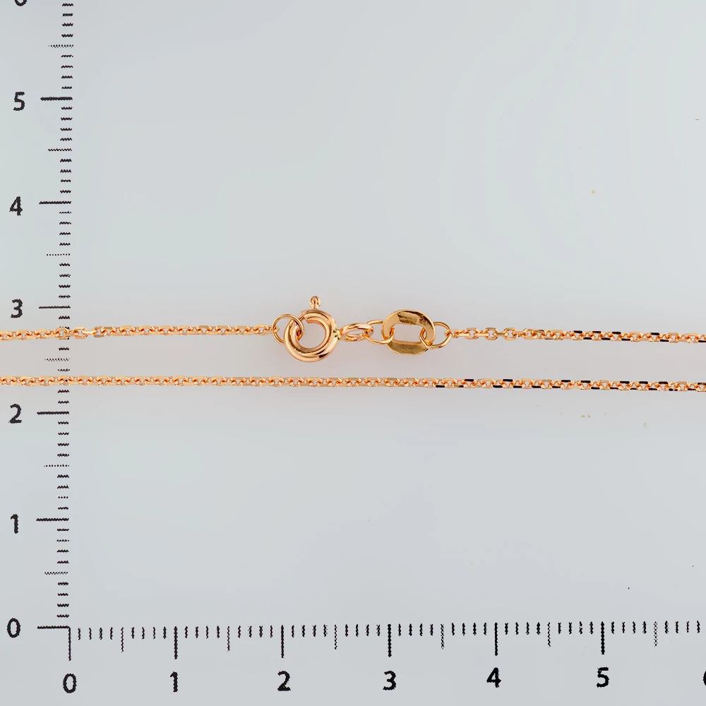 Цепь из красного золота 585 пробы