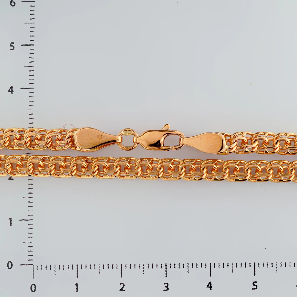 Цепь из красного золота 585 пробы