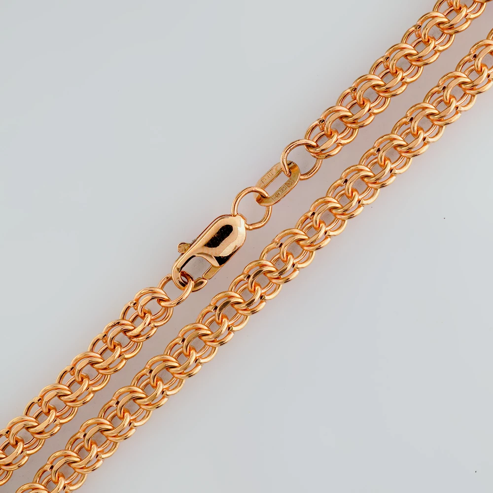 Цепь из красного золота 585 пробы