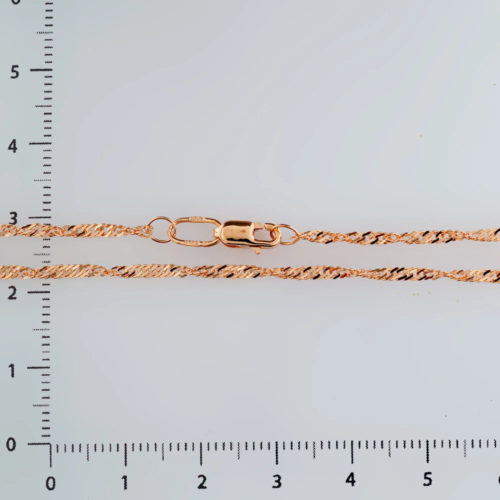 Цепь из красного золота 585 пробы